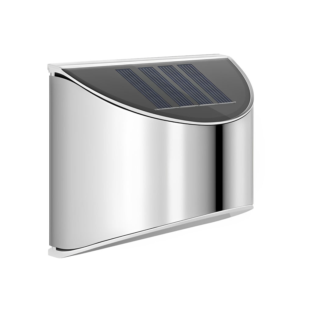 Sleek Outdoor Solar Powered Wall Light