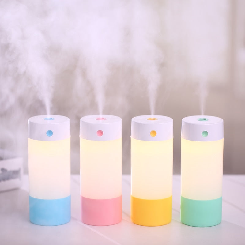 Compact Cool Mist Air Humidifier for Home and Car
