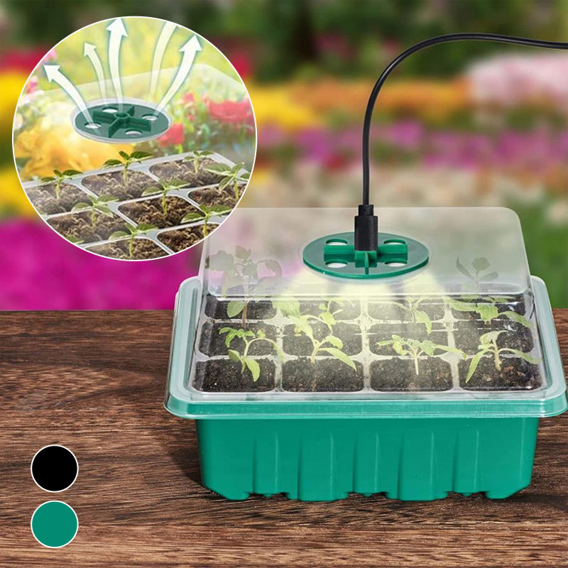 Indoor Herb Planters with LED Grow Lights, 5 Pack