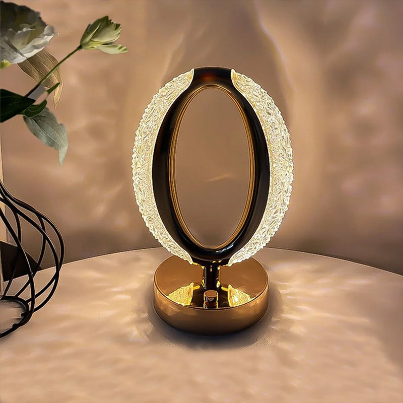 Silver Night Metal Desk Lamp
