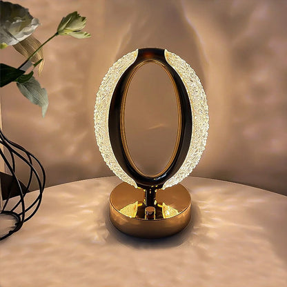 Silver Night Metal Desk Lamp