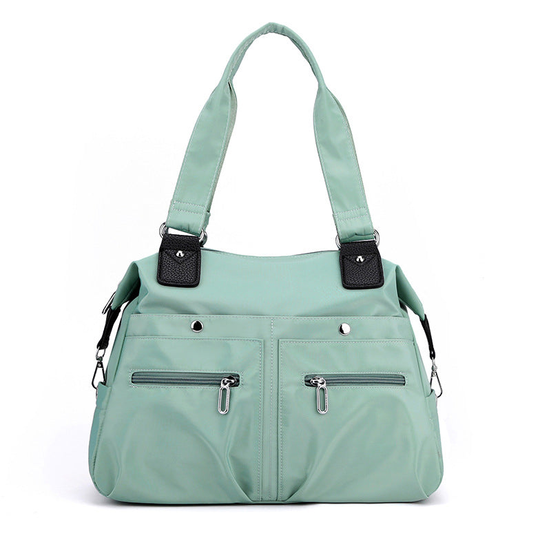 Waterproof Basic Nylon Tote Bag