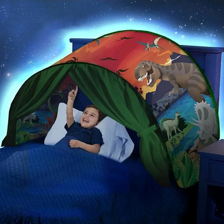Fun Kids Play Tent with Colorful Designs