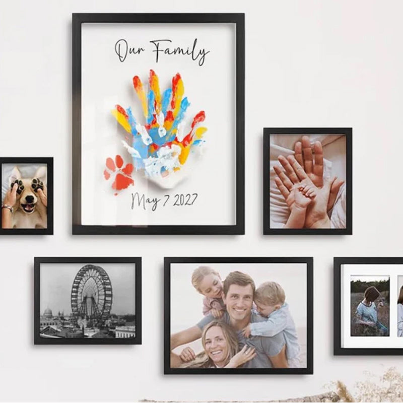 Personalized Love Handprint Picture Frame