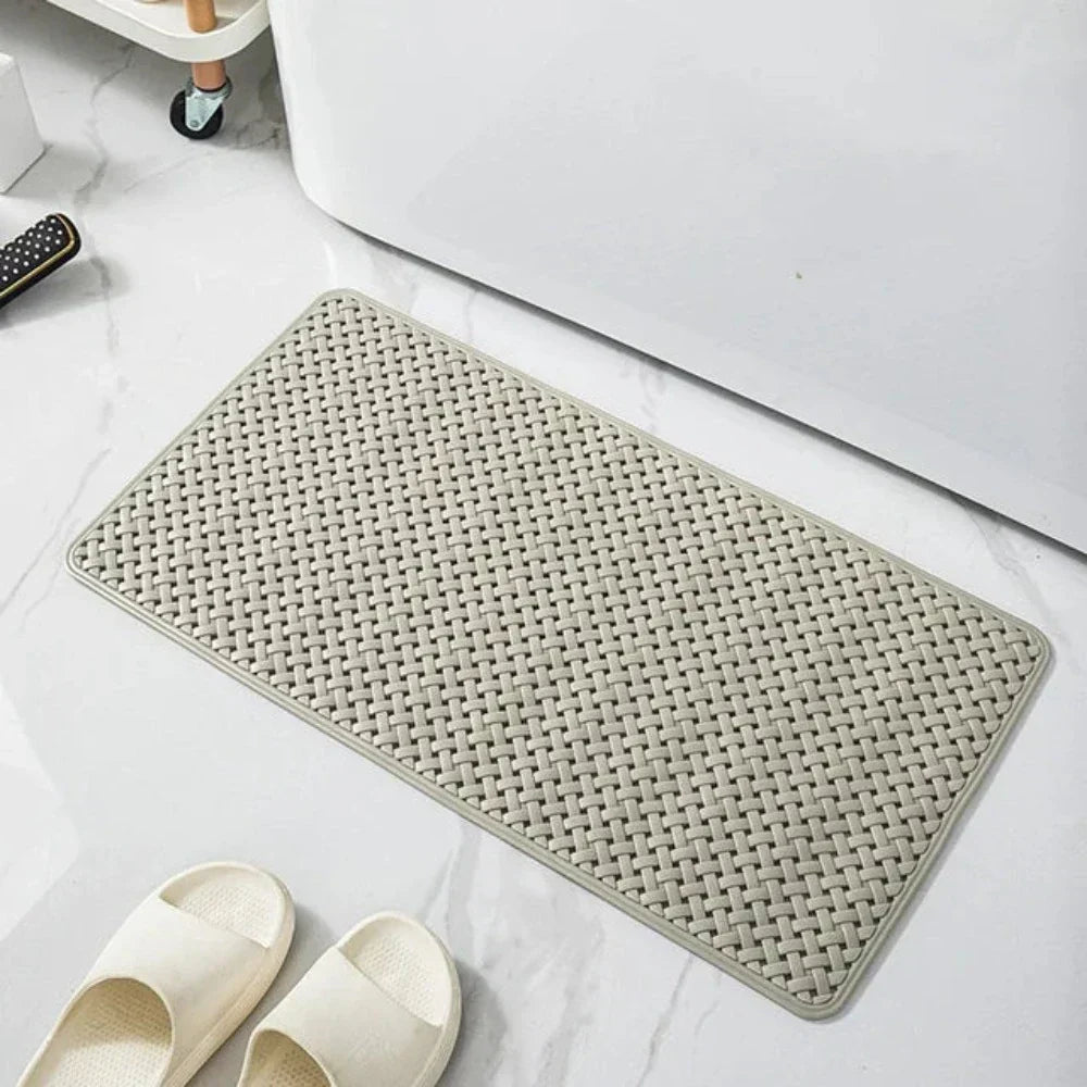 Grip Bathroom Mat with Suction Cups - Anti Slip Shower Mat
