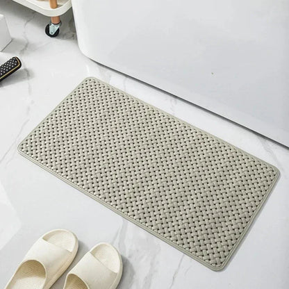 Grip Bathroom Mat with Suction Cups - Anti Slip Shower Mat
