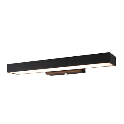 Outdoor LED Wall Light, Waterproof Black Stainless Steel Sconce