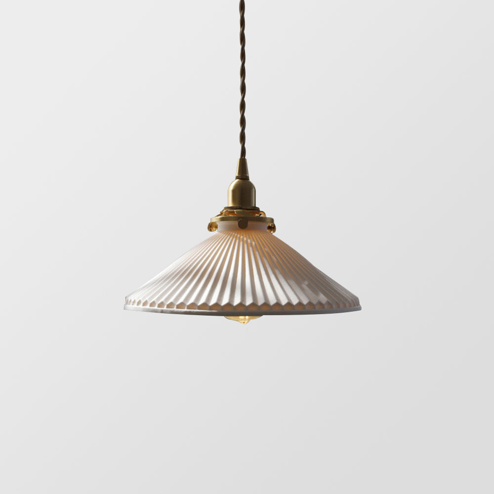 Vintage Style Ceramic Hanging Lamp For Home