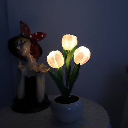Slim Modern Flower Table Light