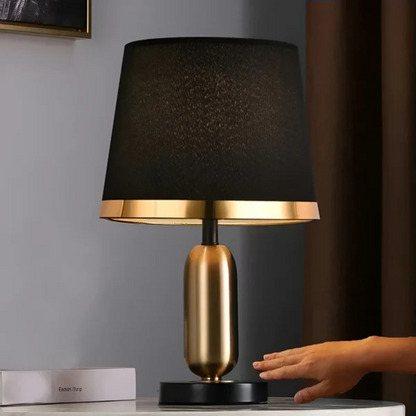 Stylish Black Cloth Table Lamp