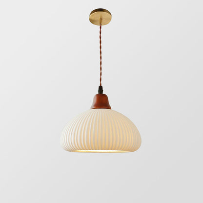 Classic White Ceramic Pendant Dining Light