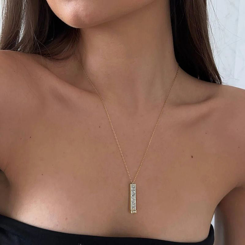 Sparkly Crystal Pendant Necklace