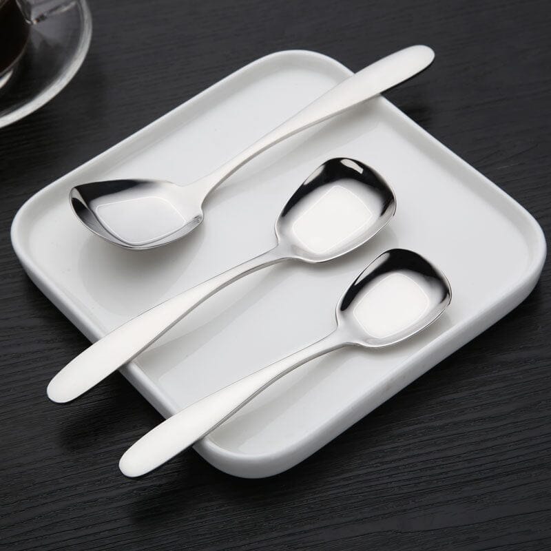 Stainless Steel Square Head Dinner Spoon