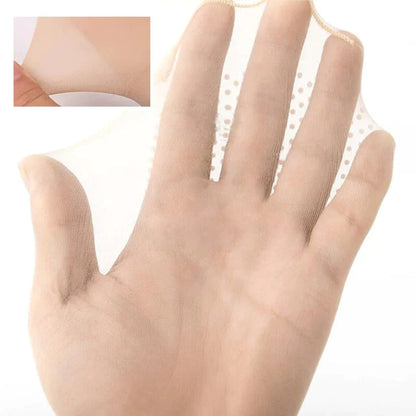 Clear Grip Crystal Ankle Socks