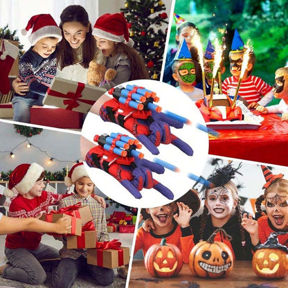 Cool Spiderman Web Blaster Toy with Glove Launcher