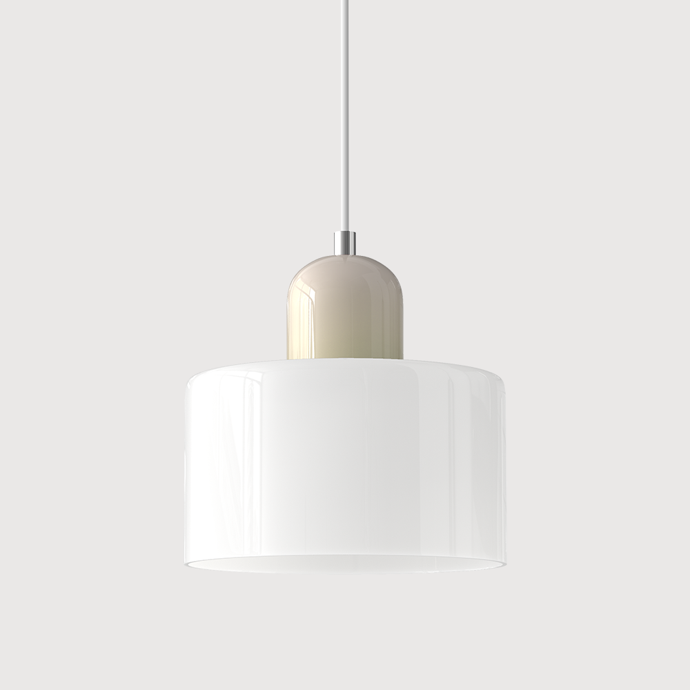 Sleek Contemporary Glass Pendant Light For Kitchen Island