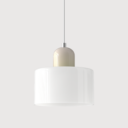 Sleek Contemporary Glass Pendant Light For Kitchen Island
