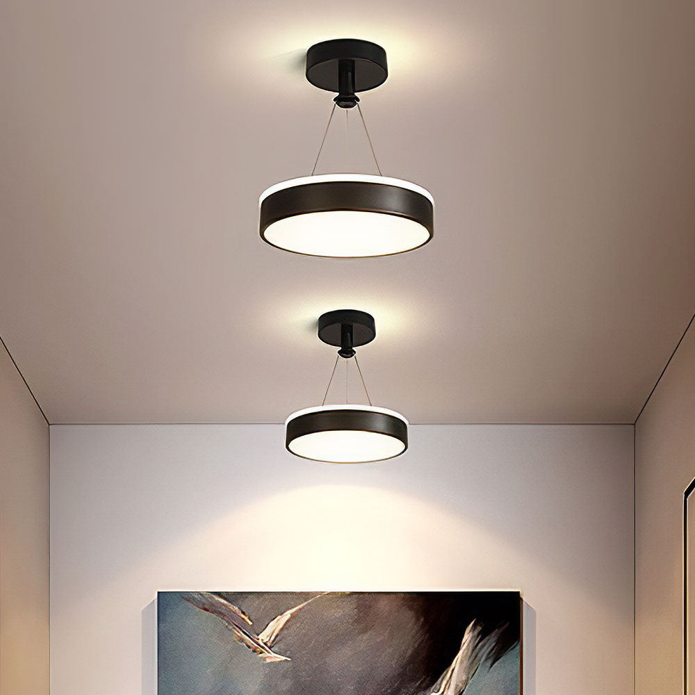 Chic Silver LED Hanging Light
