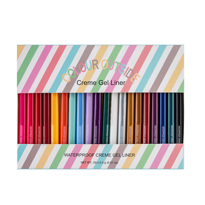 Vibrant 20 Piece Eye Pencil Set