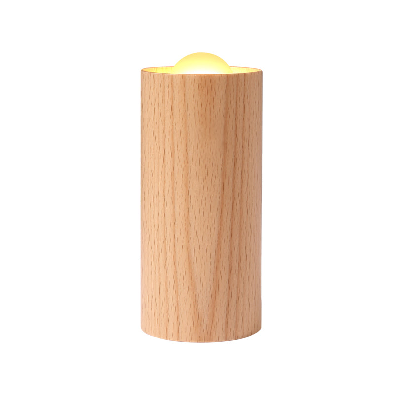 Warm Soft Wooden LED Desk Lamp