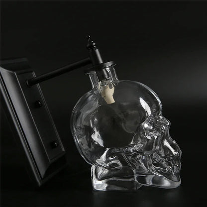Dark Skull Vintage Wall Light