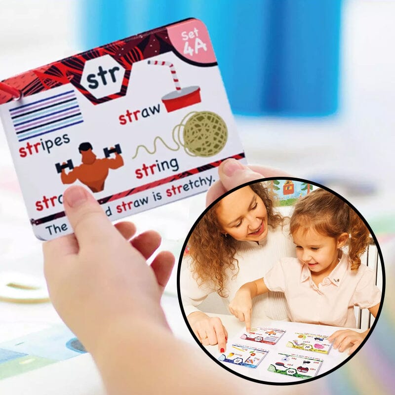Easy Phonics Flashcards for Kids Reading Practice