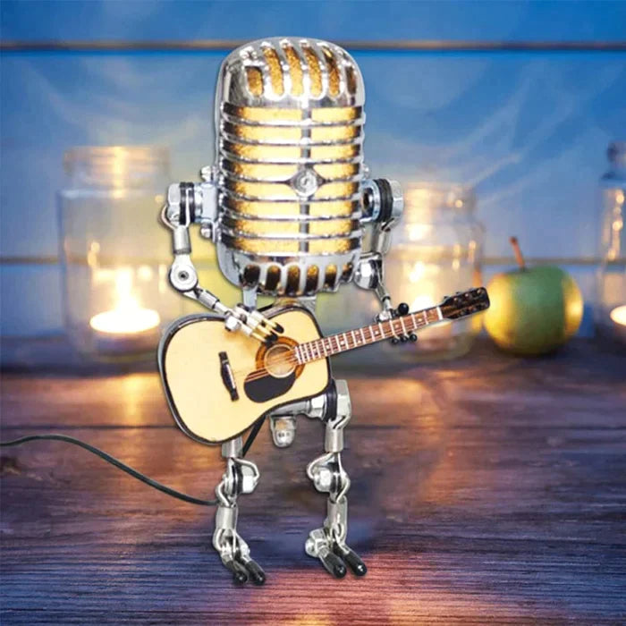 Vintage Mic Robot USB Speaker