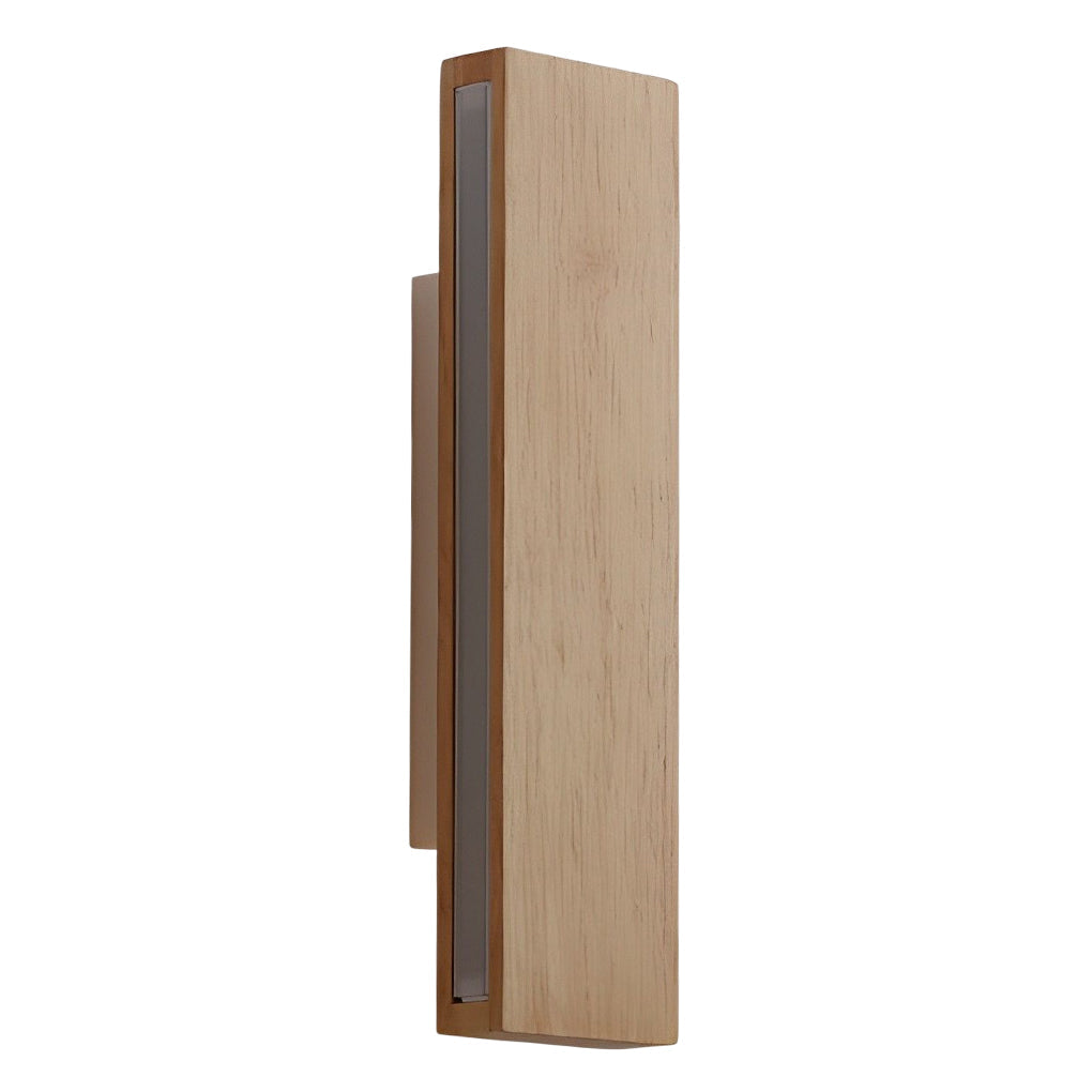 Adjustable Simple Wooden LED Wall Light Fixture