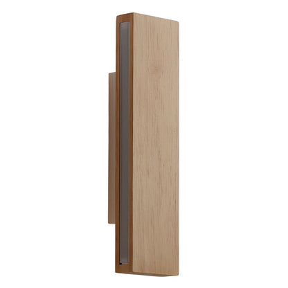 Adjustable Simple Wooden LED Wall Light Fixture