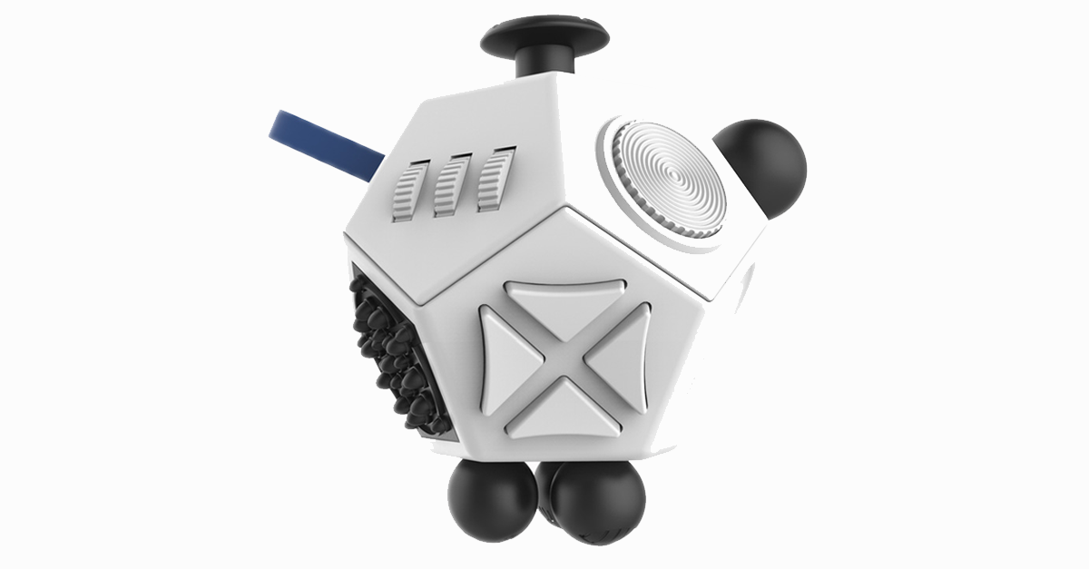 Calming 12-Side Fidget Cube for Stress Relief - Cofik
