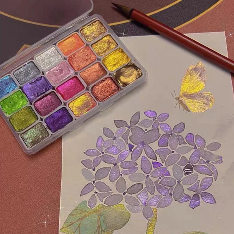Vibrant Watercolor Art Supply Kit