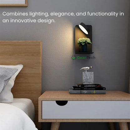 Modern LED Wall Light with Storage