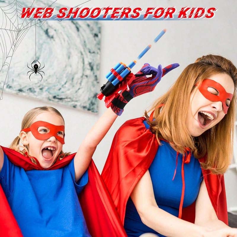 Cool Spiderman Web Blaster Toy with Glove Launcher
