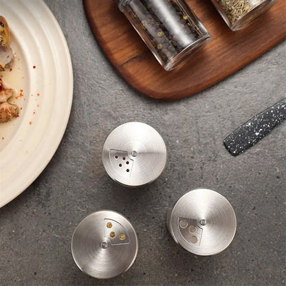 Clear Spice Storage Jar Set