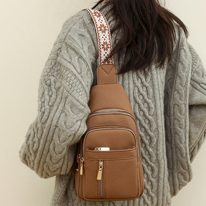 Stylish Ladies Crossbody Zip Purse