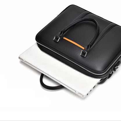 Professional Leather Laptop Crossbody Bag
