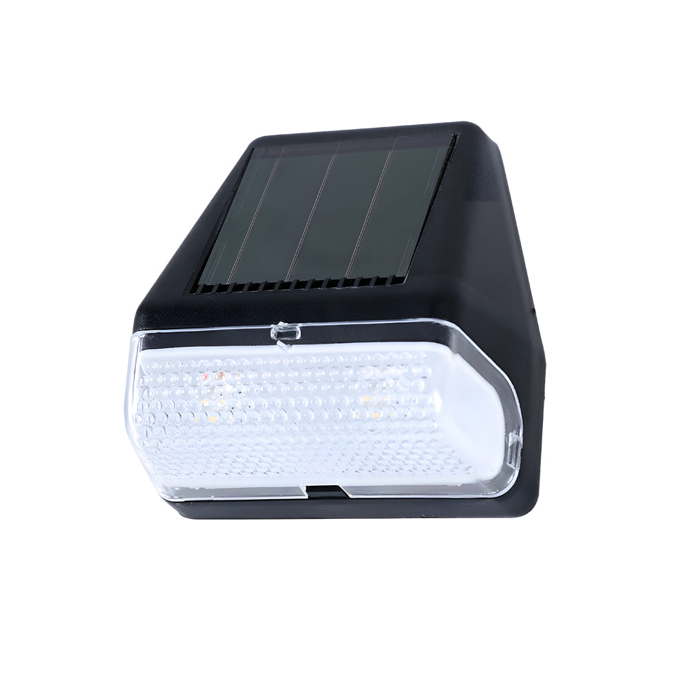 4 Pack Automatic Outdoor LED Solar Step Lights Warm White
