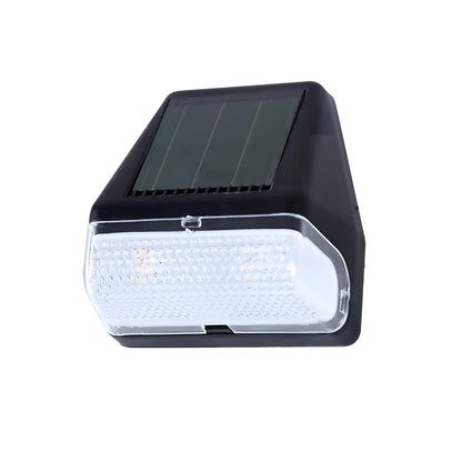 4 Pack Automatic Outdoor LED Solar Step Lights Warm White