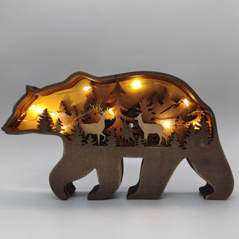 Whimsical Woodland Animal Figurine Decoration