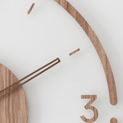 Simple Natural Wood Clock