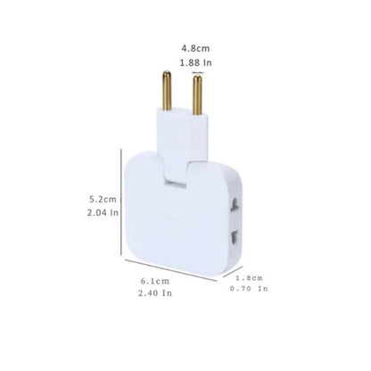 Compact 180° Swivel Power Extension Cable