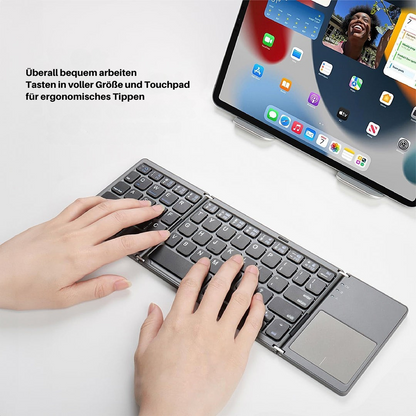 Portable Wireless Keyboard with Touchpad