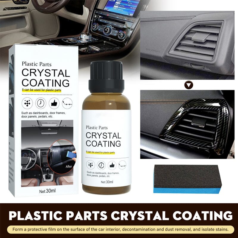 Sparkling Plastic Parts with Glass Coating