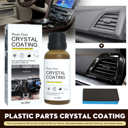 Sparkling Plastic Parts with Glass Coating