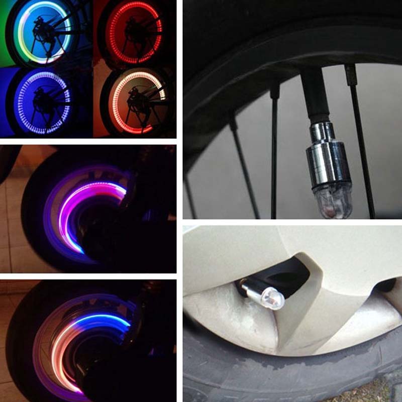 Bright LED Tire Valve Caps