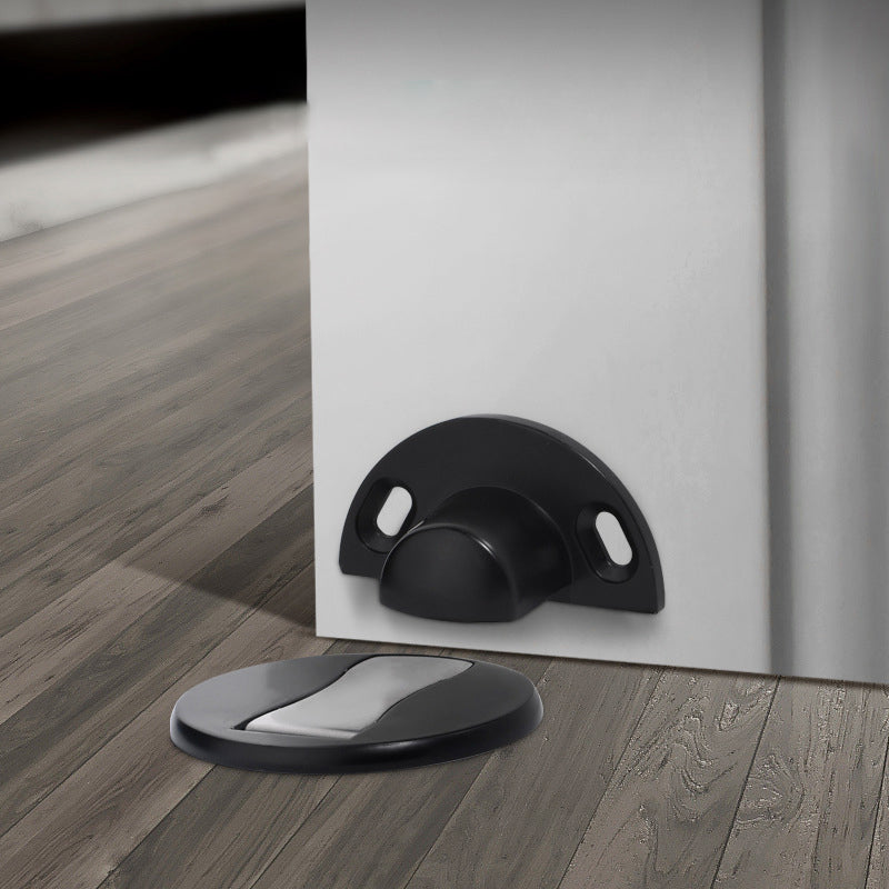 Hidden Magnetic Door Stop Stainless Steel Holder