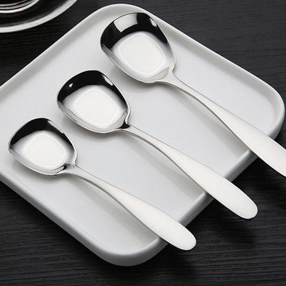 Stainless Steel Square Head Dinner Spoon