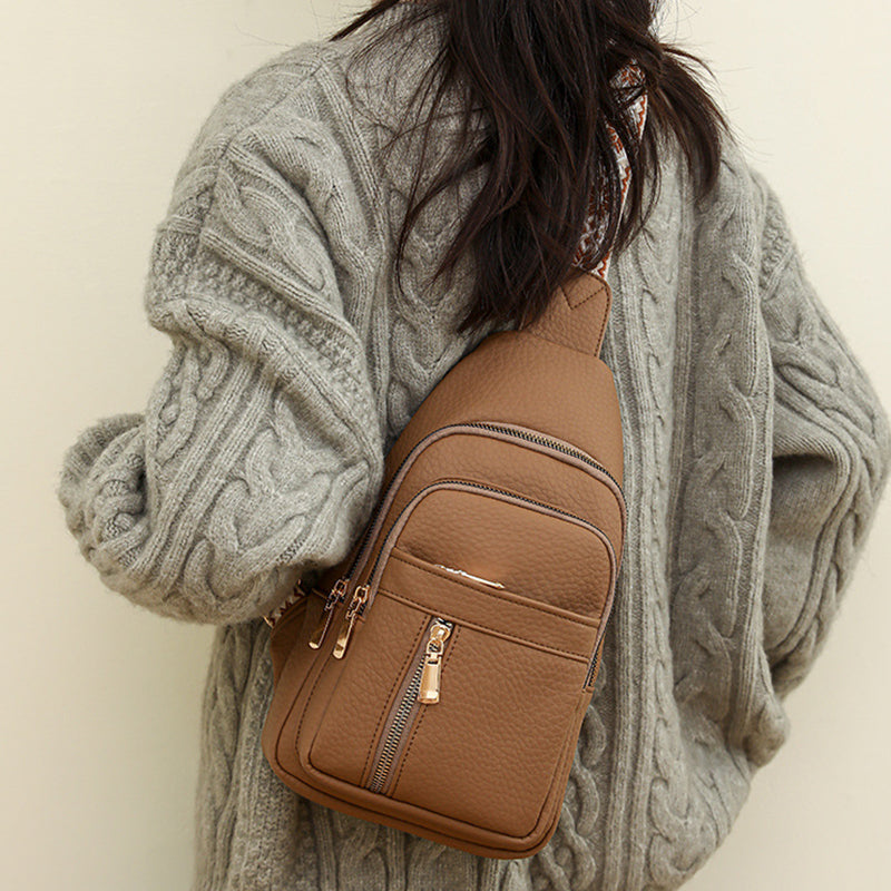 Stylish Ladies Crossbody Zip Purse