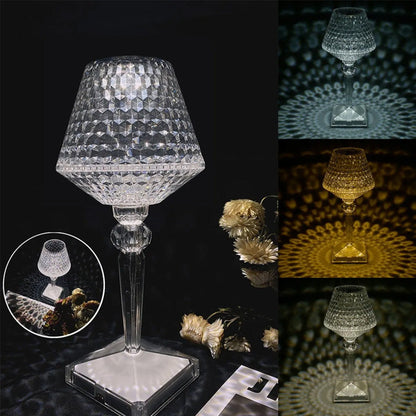 Sparkling Glass Desk Lamp