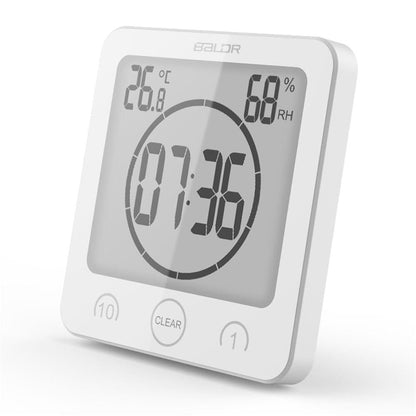 Waterproof Bathroom Clock with Timer